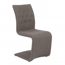 Zad Side Chair - RTA - (Set of 2) - Dark Gray
